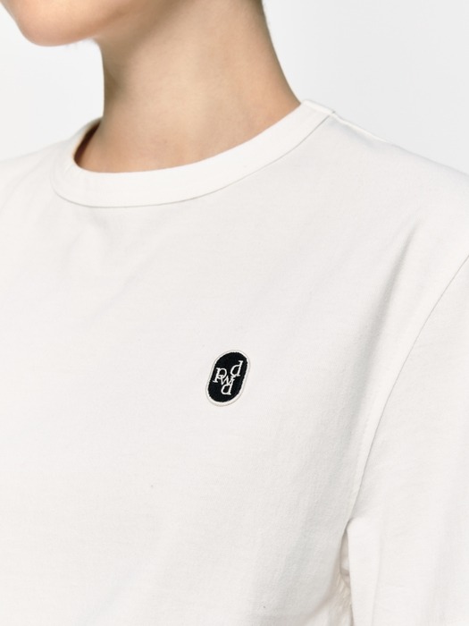 standard wappen t-shirt - ivory