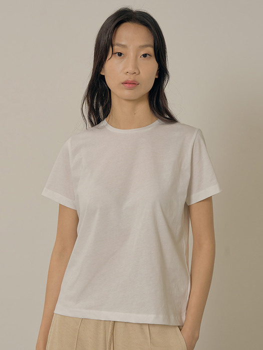 Silket basic t-shirt_white