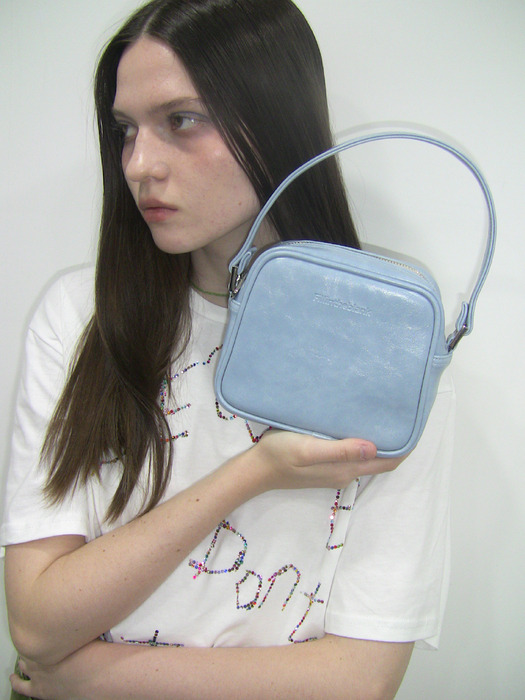 Trapezoid Mini Tote Bag (water)