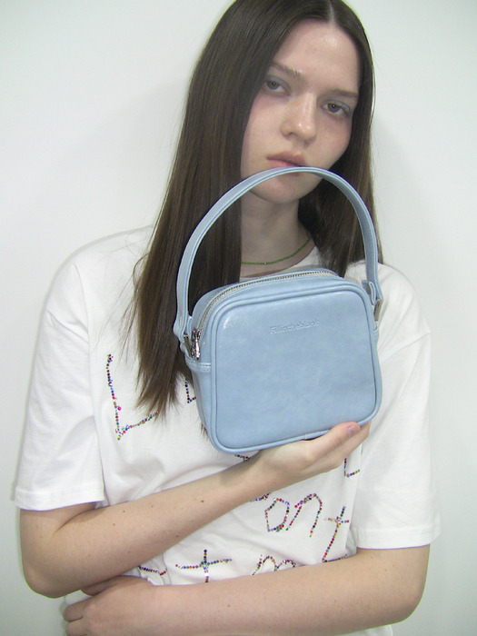 Trapezoid Mini Tote Bag (water)