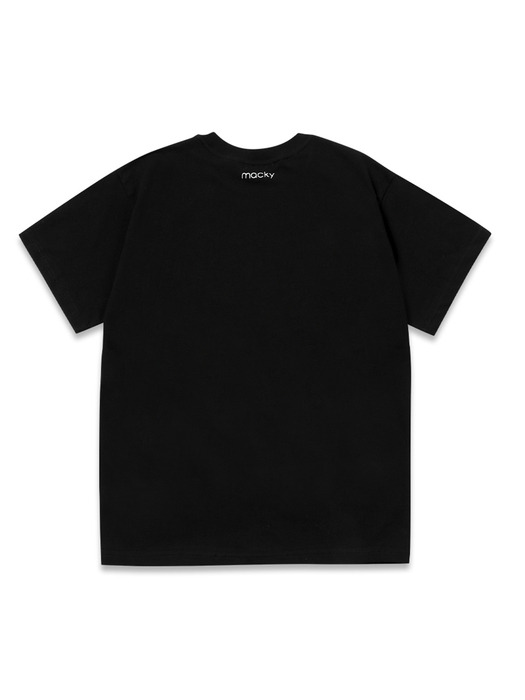 circle field T-shirt black