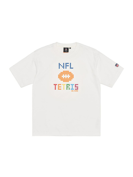 엔에프엘 F232UTS955 NFL X TETRIS 빅로고 티셔츠 OWHITE