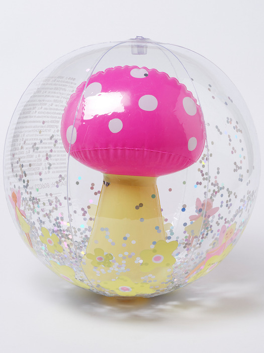 [국내공식] 3D Inflatable Beach Ball Mima the Fairy Lemon Lilac_3D 머쉬룸 비치볼_S3PB3DMI
