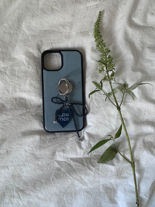 Present series : DENIM LOVE / sky blue phoncase