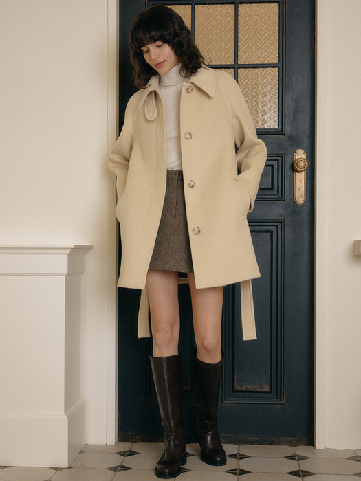 카나 하프 울 코트 / KANA HALF WOOL COAT_2colors