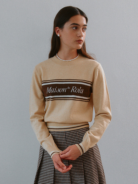 MAISON DE ROLA KNIT BEIGE