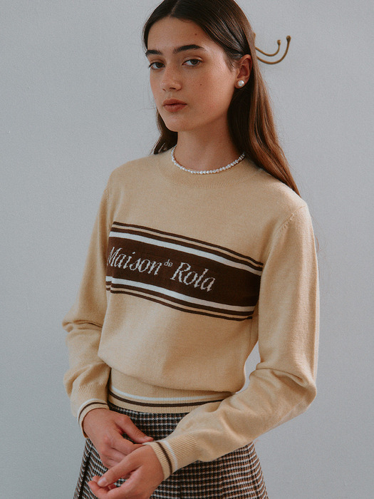 MAISON DE ROLA KNIT BEIGE