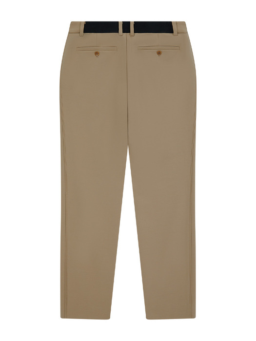 PIPING NAPPING PANTS - BEIGE (MEN)