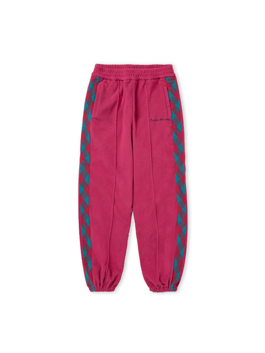 Fleece Jogger Pants, Pink