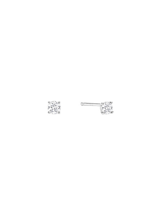 [925 silver] Deux.silver.171 / simple dew earring (2 size)