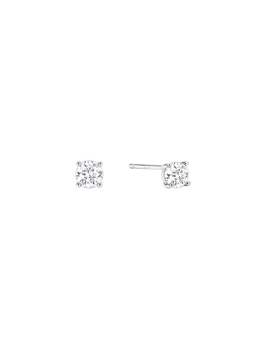 [925 silver] Deux.silver.171 / simple dew earring (2 size)
