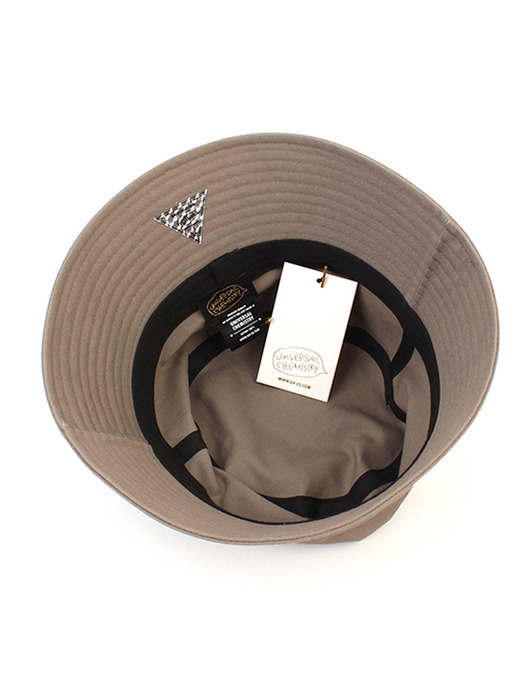 Simple Khaki Bucket Hat 버킷햇