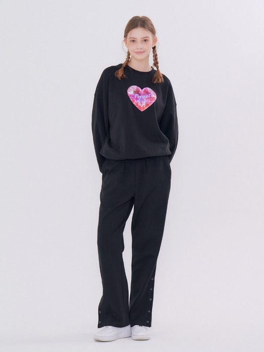 MET present shiny sweatshirt & pants set