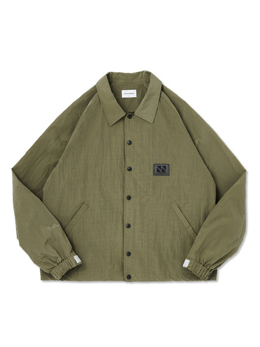 snap button shirt (Khaki) CSOj-101 [Unisex]