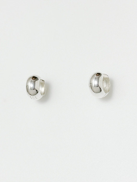 925silver Bold Circle Earring / 2color