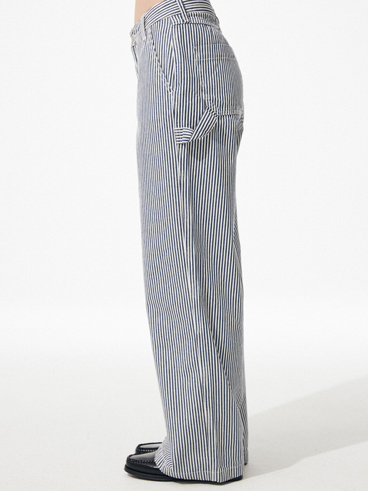 Carpenter Pants [Stripe Navy]