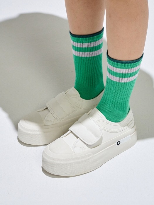 DNST BORDER SNEAKERS-CL0401OW 5CM