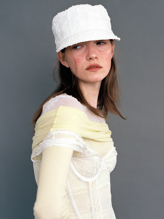 BELLBOY CAP_WAVE WHITE