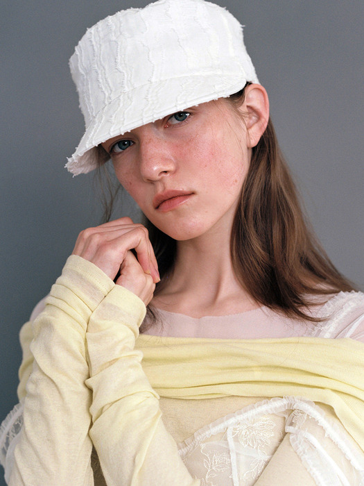 BELLBOY CAP_WAVE WHITE