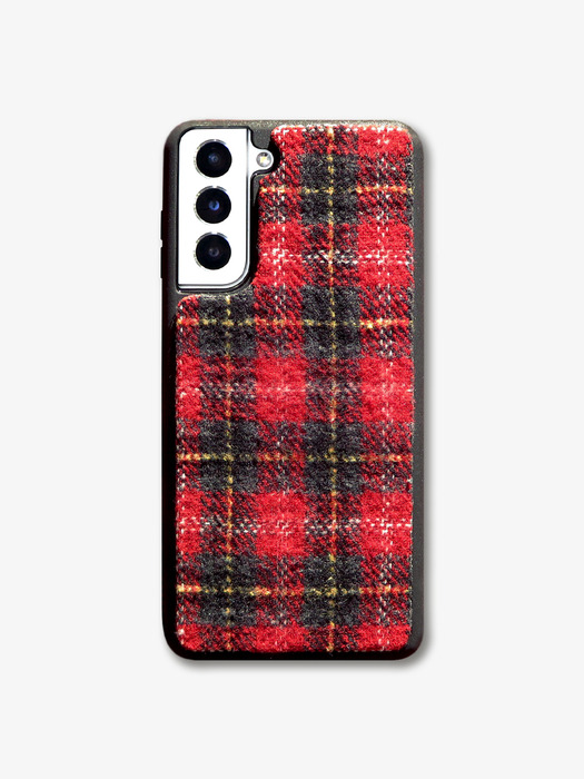 TEXTILE PHONE CASE [RED]