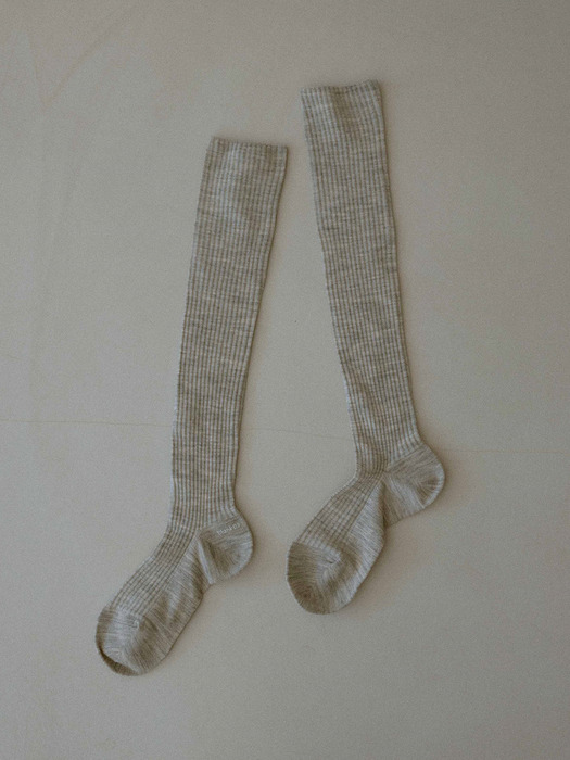 wool knee socks  (2colors)