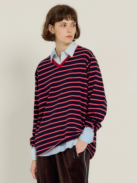 Collin Stripe T-shirt (Navy)