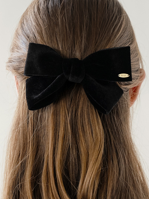 HDM014 Classic velvet ribbon hair pin