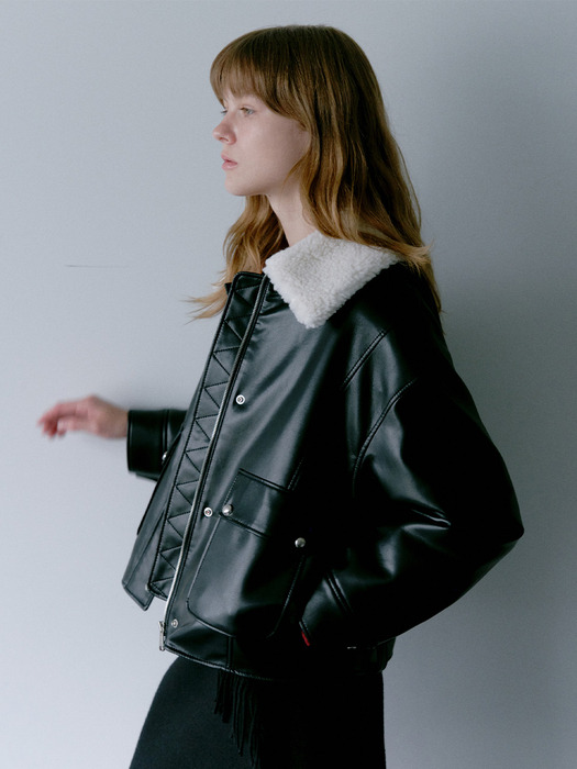 Fur Detachable Leather Padding KP4WJ4240_10