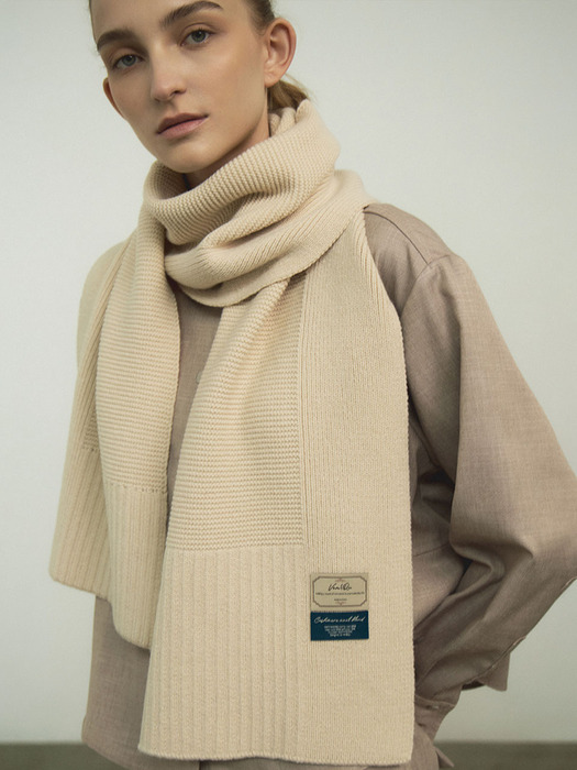 ［선물포장/패키지 무료 증정 ］Cashmere Wool Blend Muffler (3 colors)