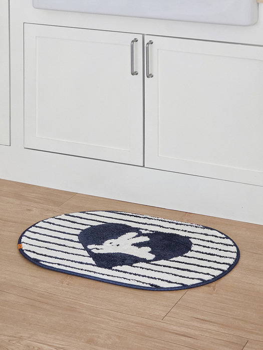 스트라이프 러빗 자카드 발매트