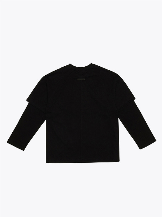 06 Layered T-Shirt - Black