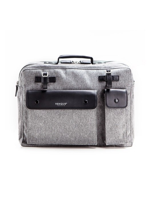 Milano Briefcase Grey-Black_VMN011