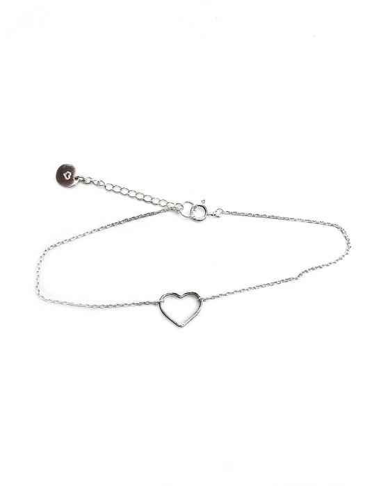 Through my heart anklet