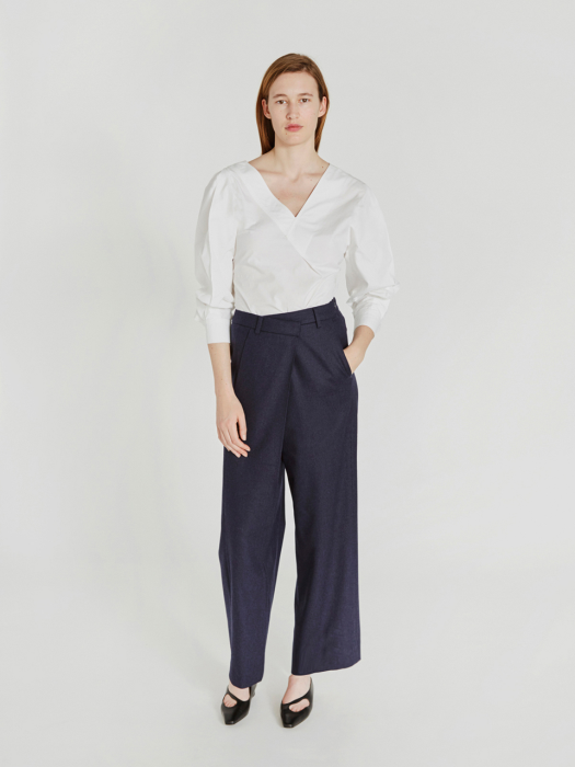 CROSSOVER TROUSERS (NAVY)