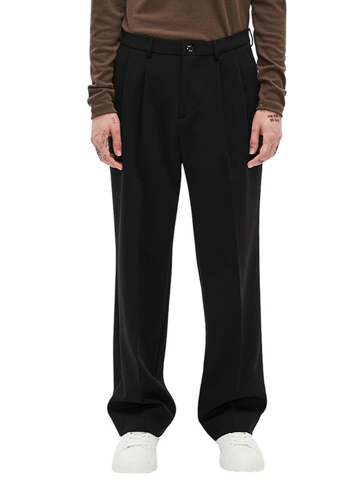 SUPER WIDE SLACKS_F BLACK