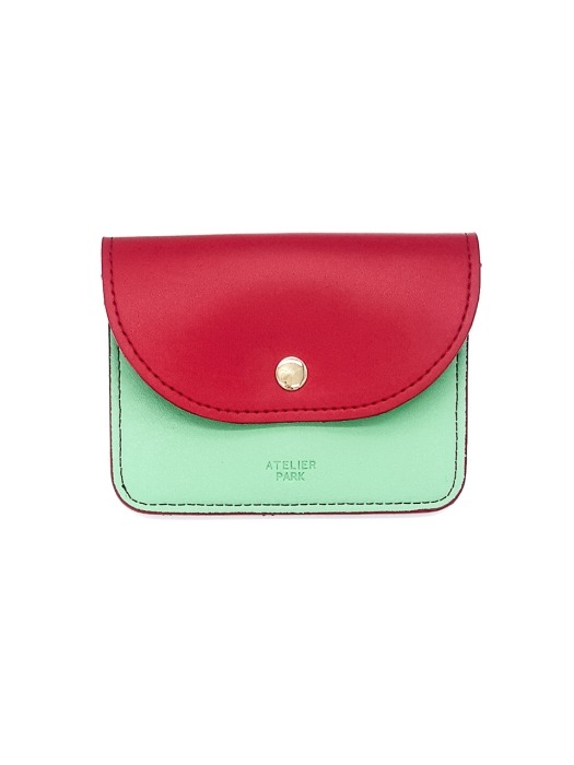 EASY WALLET _ RED / MINT