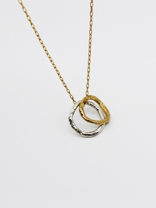 Double Ring Necklace