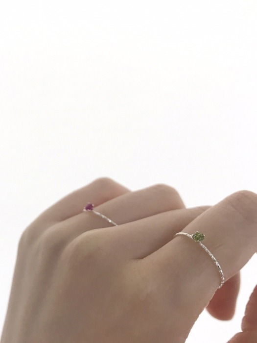 Petit ring (10 colors) 실반지
