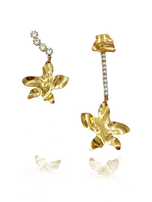 [Stella collection] Selene flower earring