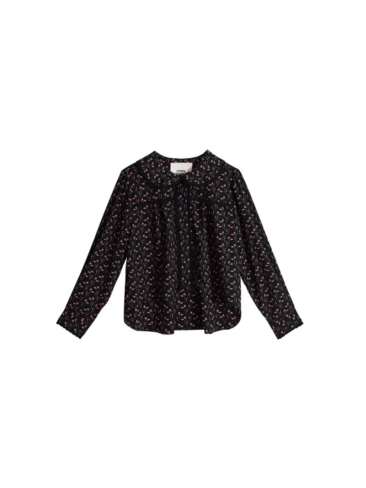 Leegoc flower lace blouse - Black