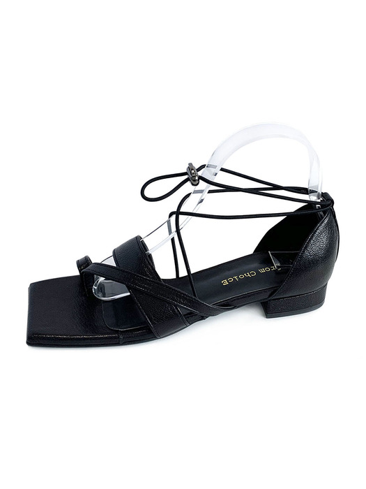 String Sandals_Black