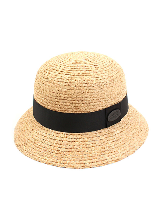 Summer Raffia Cloche Ha BK 여름페도라