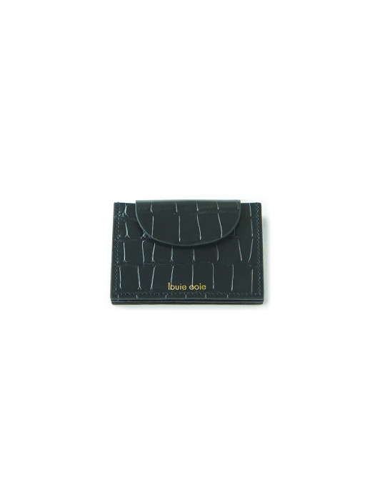 betty card wallet - black embo
