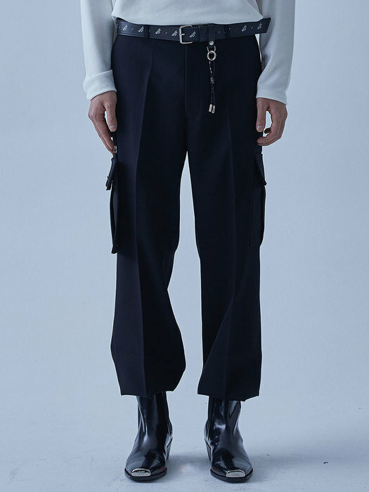 CAGO BAG SLACKS (BLACK)