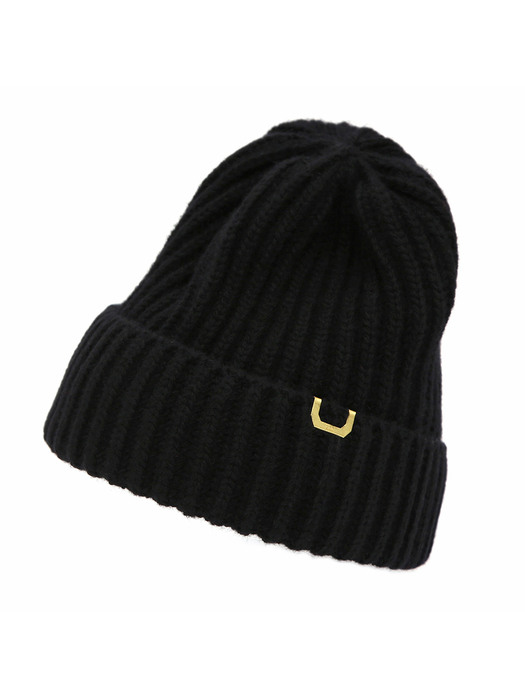 MOUNTAIN BEANIE / CASHMERE / M BLACK