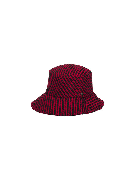 Twill Buket hat - Red
