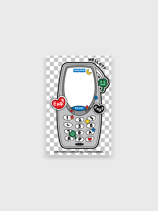 kkikki retro cell phone(떡메모지)