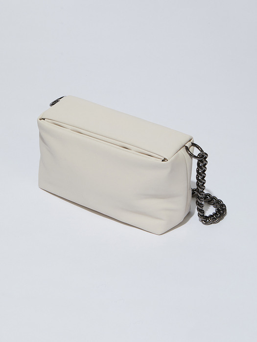 슬림 박스백 slim box bag M lambskin - cream 10도