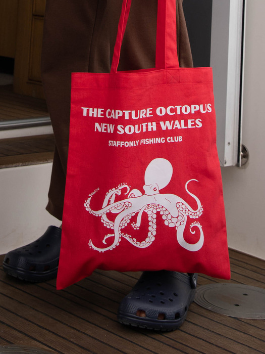 OCTOPUS ECO BAG (RED)