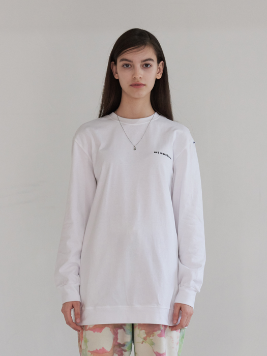 WAREHOUSE LONG SLEEVE T-SHIRT (WHITE)